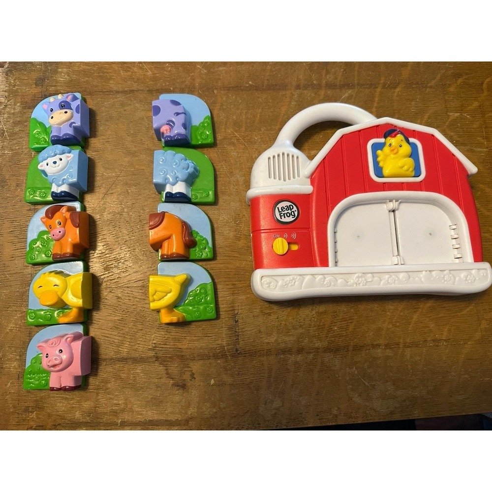 LeapFrog Fridge Phonics Chick Farm Magnetic Matching Barn Animal Set